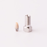 UHPLC Fitting, SS, Hex Head Standard with Titanium/PEEK Ferrule, 10-32 thread, 1/16" OD Tubing (max.